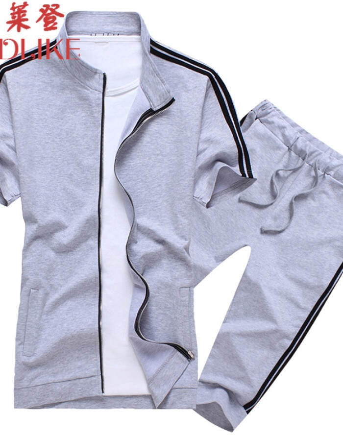 古莱登2016新款青年男士撞色短袖七分裤 潮流与舒适的完美融合